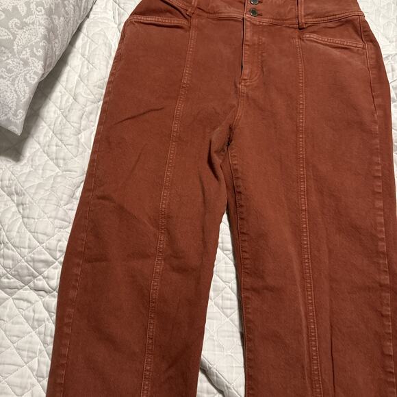 Ann Taylor Womens Denim Cinnamon Jeans Size 8 inseam 26 - Picture 1 of 12
